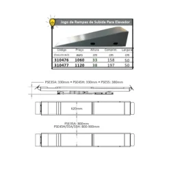 Elevador de Tesoura para Alinhamento POWERED PSE35A 3.5Ton 400V