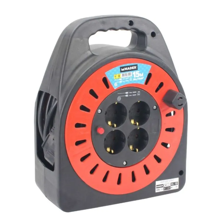 EXTENSÃO ELÉTRICA COM ENROLADOR 15M MADER