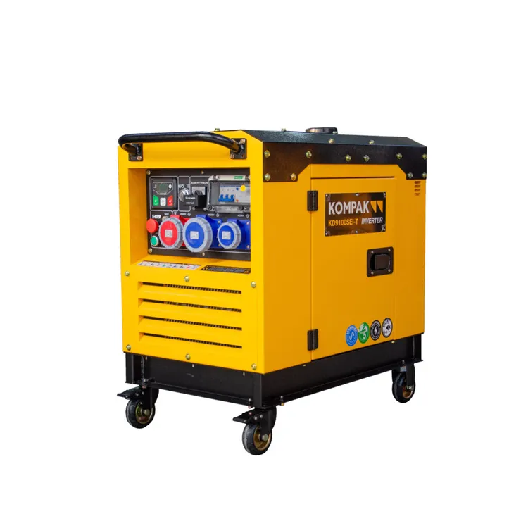 Gerador Inverter Diesel KOMPAK KP-KD9100SEi-T 7,6 kVA 400/230 V Gerador Inverter Diesel KOMPAK KP-KD9100SEi-T 7,6 kVA 400/230 V