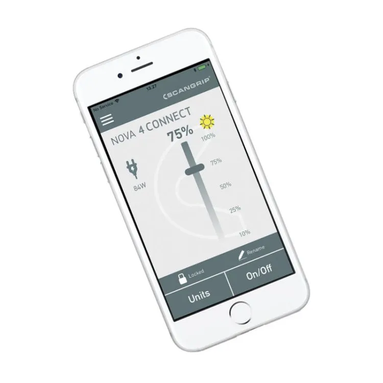 HOLOFOTE S/FIO C/ BLUETOOTH 4000 LUMENS SCANGRIP