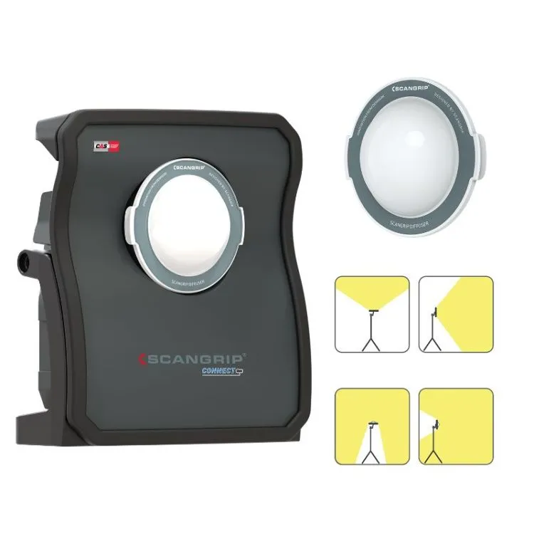 HOLOFOTE S/FIO C/ BLUETOOTH 4000 LUMENS SCANGRIP