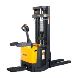 Empilhador Elétrico com Plataforma e Proteções Laterais HU-LIFT ES20T4/5500-PT 2000KG 5500MM
