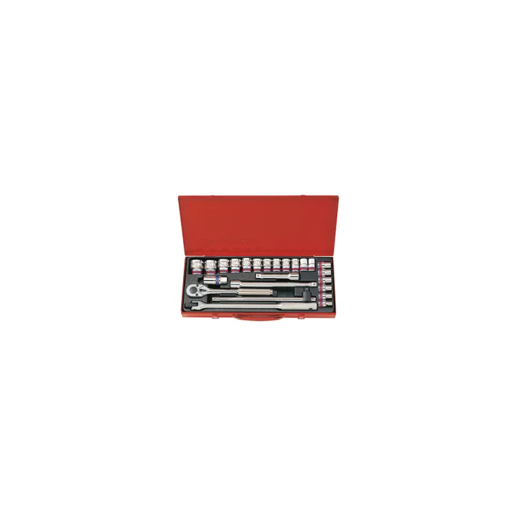 Jogo de Chaves de Caixa 1/2" 24 Peças KING TONY 4026SR
