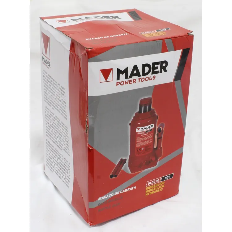 Macaco Garrafa Hidráulico Mader DL0230 30T 230-360mm Macaco Garrafa Hidráulico Mader DL0230 30T 230-360mm