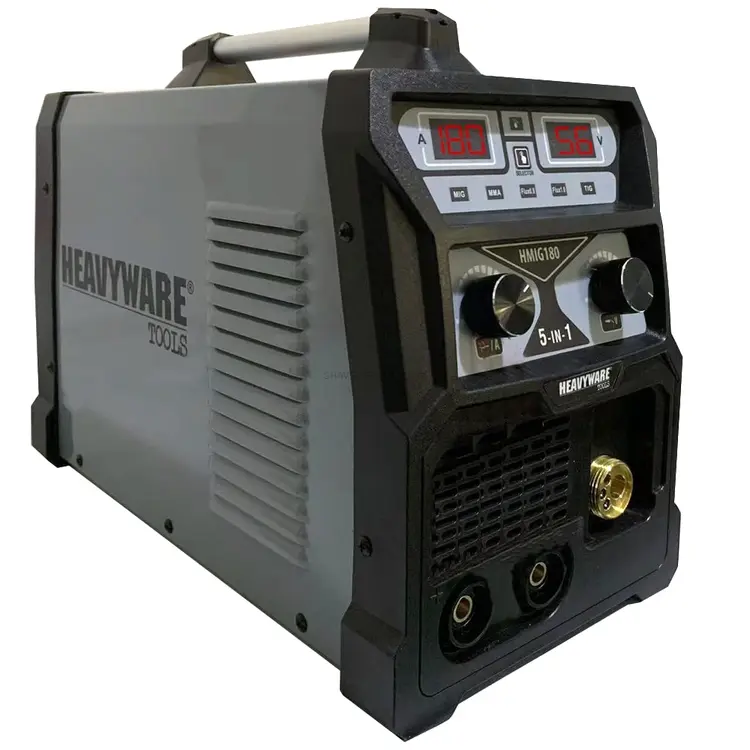Máquina de Soldar Semi-Automática HEAVYWARE MIG-180 Digital 230V Máquina de Soldar Semi-Automática HEAVYWARE MIG-180 Digital 230V