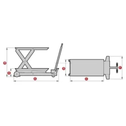 Mesa Hidráulica MEGA ME-2500 2500KG