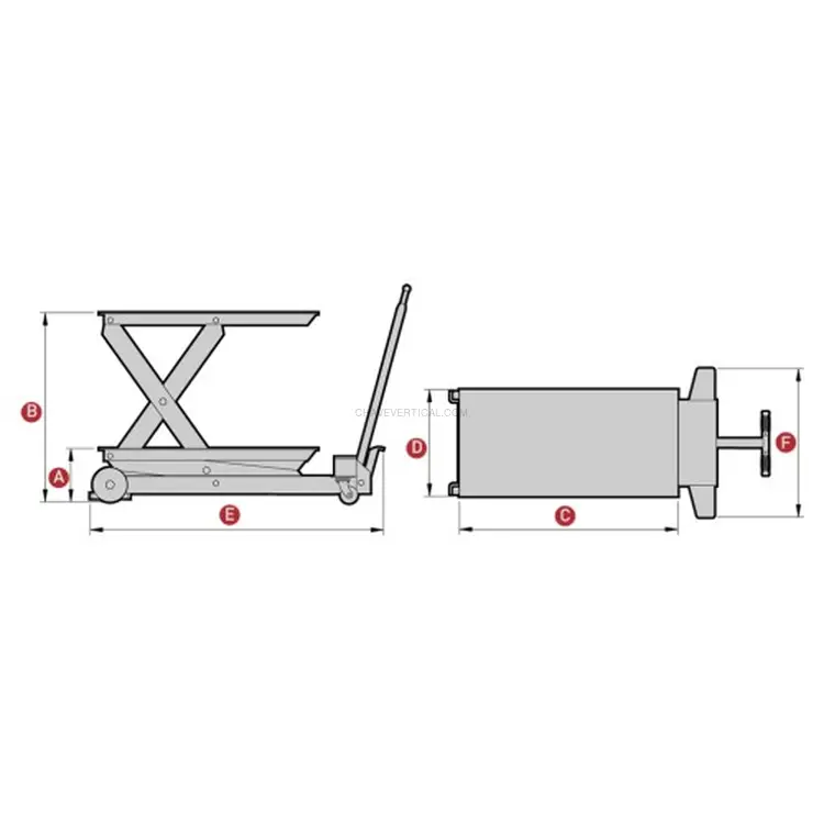 Mesa Hidráulica MEGA ME-2500 2500KG