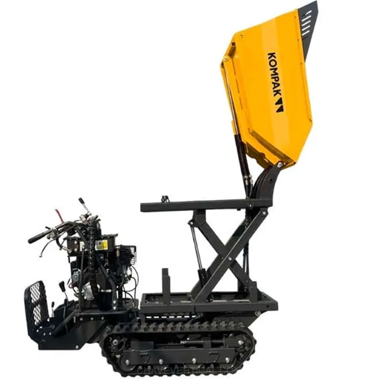 Mini Dumper de Lagartas Autocarregável KOMPAK KP-MD500CLDH2P 500 kg 9 HP