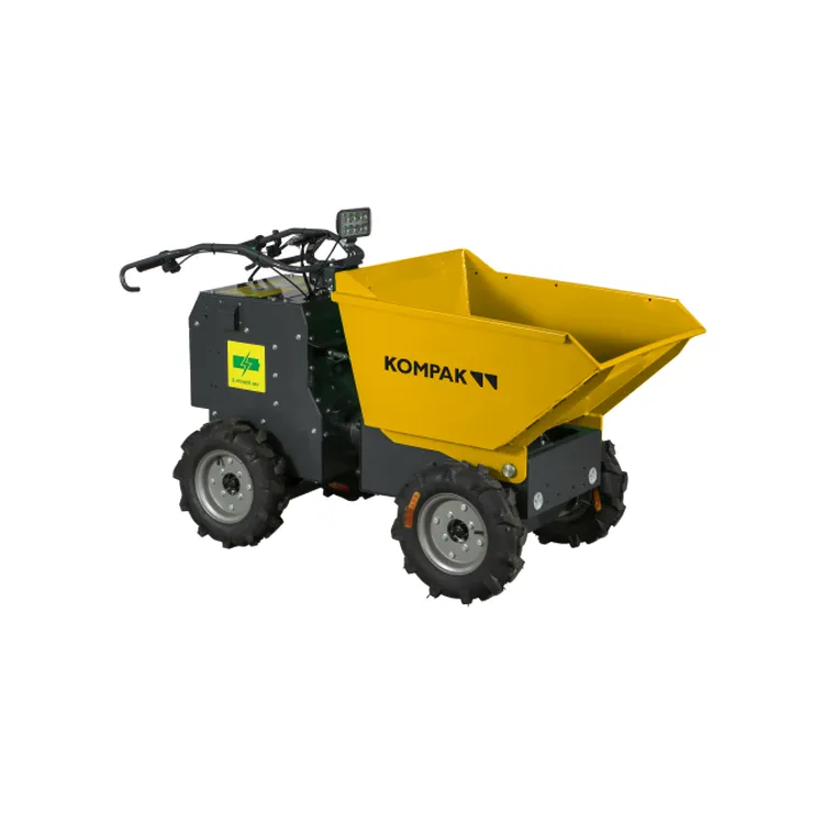 Mini Dumper Elétrico Articulado KOMPAK KP-MDA300-E 350 kg 2x800 W