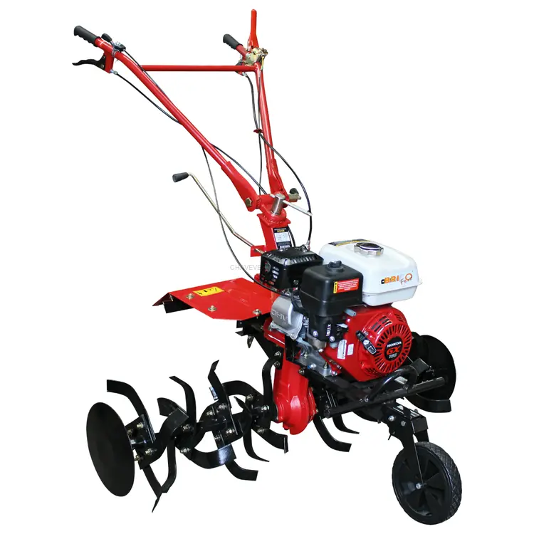 Motoenxada Transmissão Direta BRICOFERR Motor Honda GX160 5.5HP 100cm