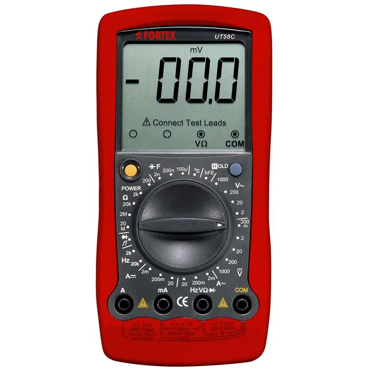 Multímetro Digital FORTEX UT58C Multímetro Digital FORTEX UT58C