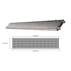 Prancha Metálica Galvanizada SIRL 300 x 1655 mm