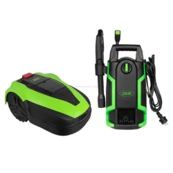 Robot Corta-Relvas + Hidrolimpadora de Alta Pressão 1400W JBM