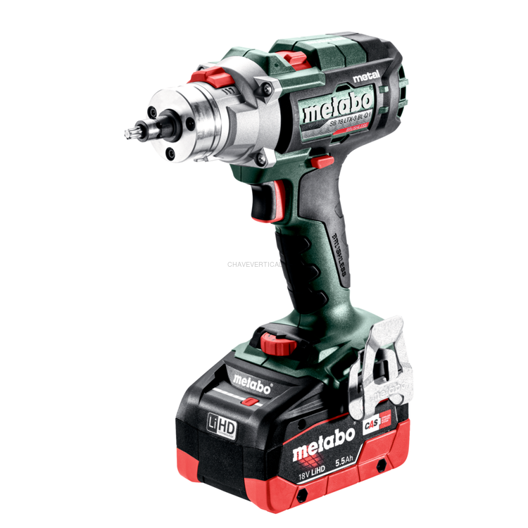 Berbequim-aparafusadora de percussão SB 18 LTX-3 BL Q I Metal Metabo 18V 3 Velocidades