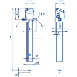 Secador de Membrana AIRCRAFT DRYPOINT M ECO