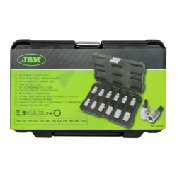 Conjunto de 12 Peças de Pontas Torx 1/2" JBM