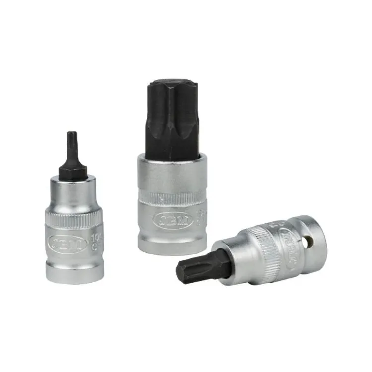 Conjunto de 12 Peças de Pontas Torx 1/2" JBM
