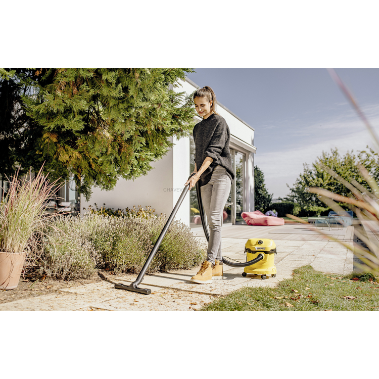 Aspirador de Sólidos e Líquidos Kärcher WD 2 Plus V-12/4/18/C 1000W 12L 220-240V