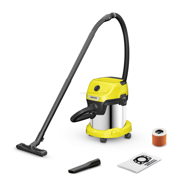 Aspirador de Sólidos e Líquidos Kärcher WD 3 C Premium 15L 1000W