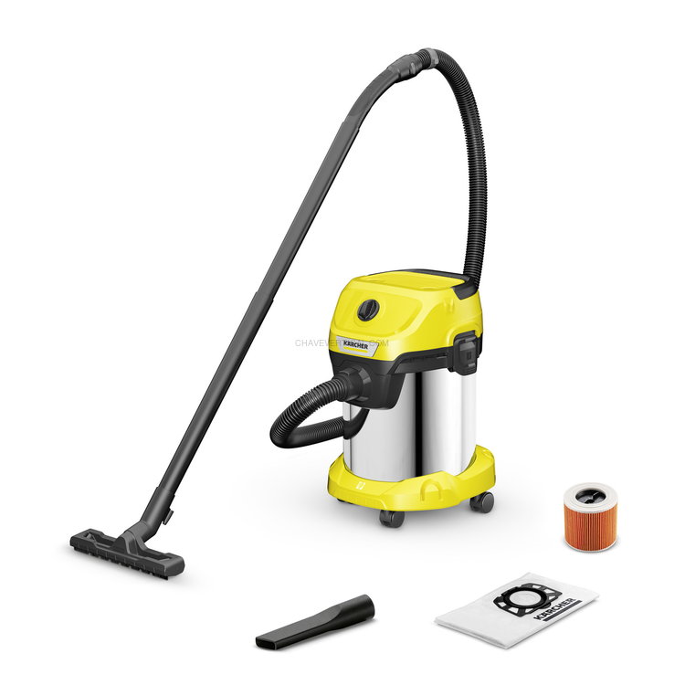 Aspirador de Sólidos e Líquidos KÄRCHER WD 3 C Premium 17L 1000W