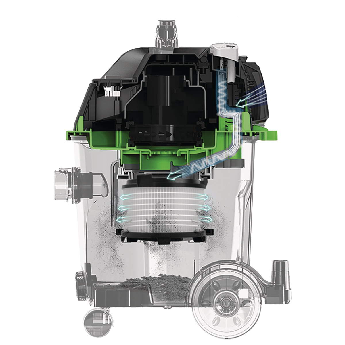 Aspirador de Sólidos/líquidos WetCAT 120 RH CLEANCRAFT