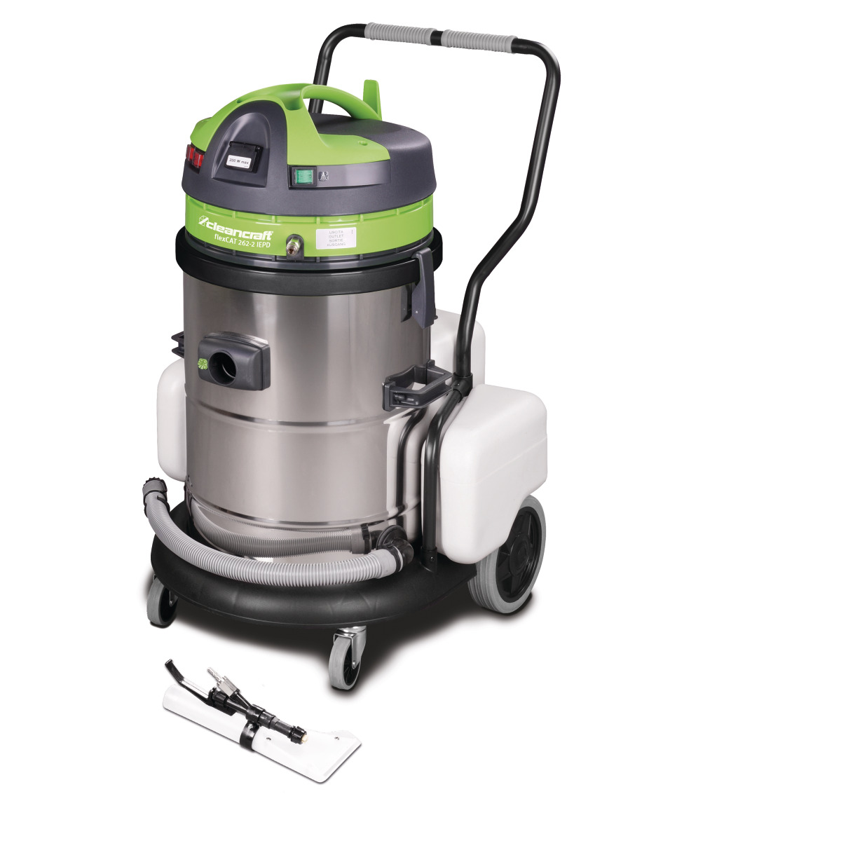 Aspirador de Sólidos e Líquidos com Pulverizador CLEANCRAFT flexCAT 262-2 IEPD 2.0kW 62L