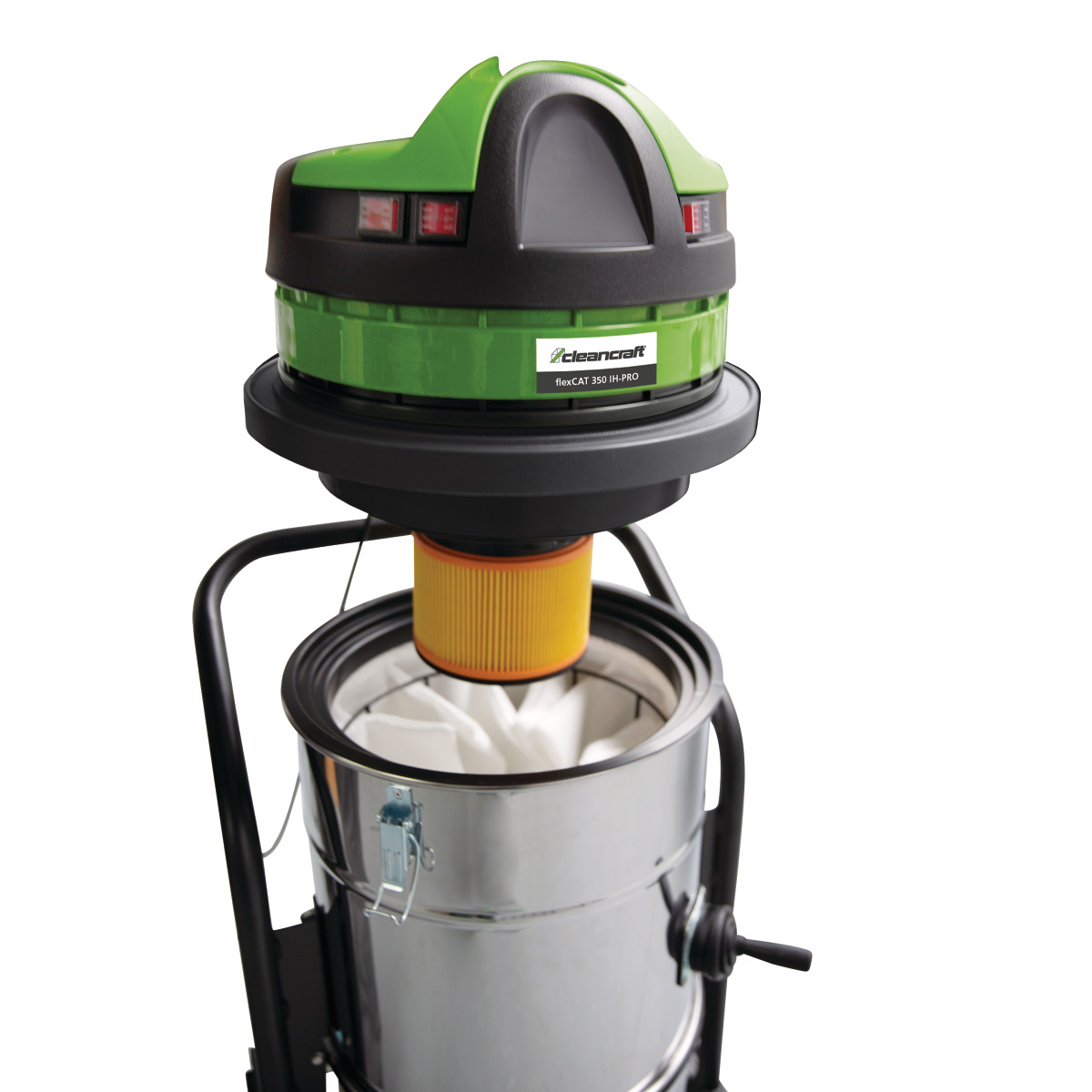 Aspirador de sólidos e líquidos CLEANCRAFT flexCAT 350 IH-PRO 2.9kW 50L