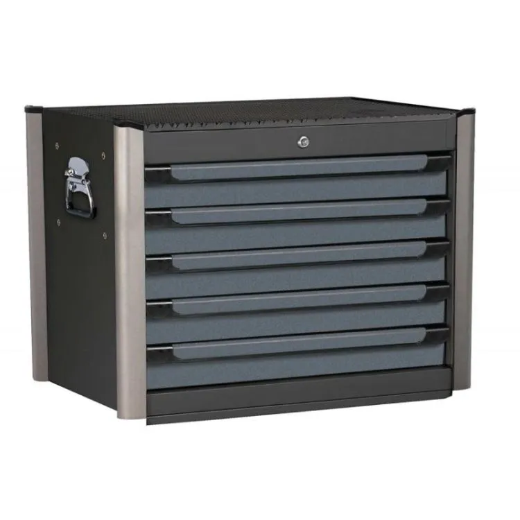 Caixa de ferramentas com 5 gavetas FORCE preto 69x46x49 cm
