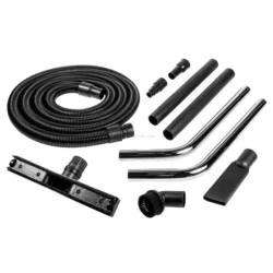 Conjunto de mangueira e bocal antiestático CLEANCRAFT Ø38mm, cromado