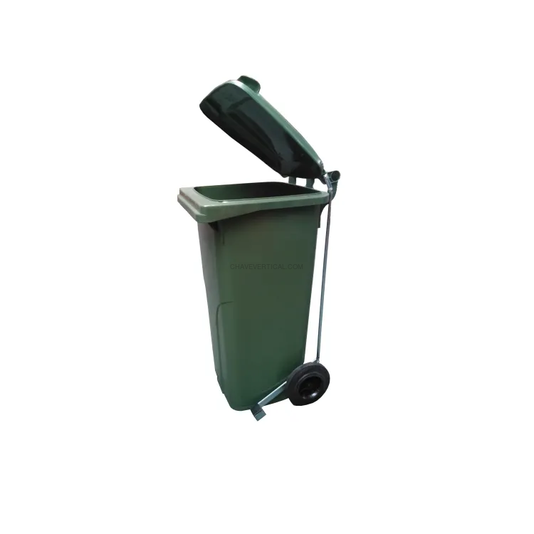Contentor de Lixo com Pedal 120L ND 9821-PV 120 Litros Polietileno