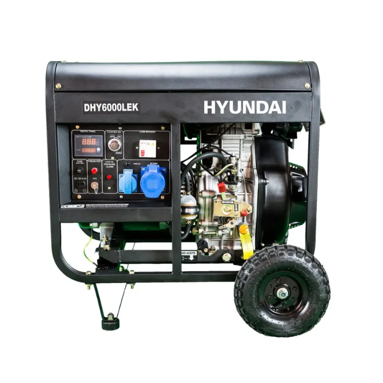 Gerador Monofásico HYUNDAI DHY6000LEK 5500W 230V