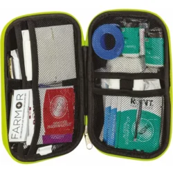 Kit Primeiros Socorros Veículo FARMOR 2-4 Pessoas Amarelo Fluorescente
