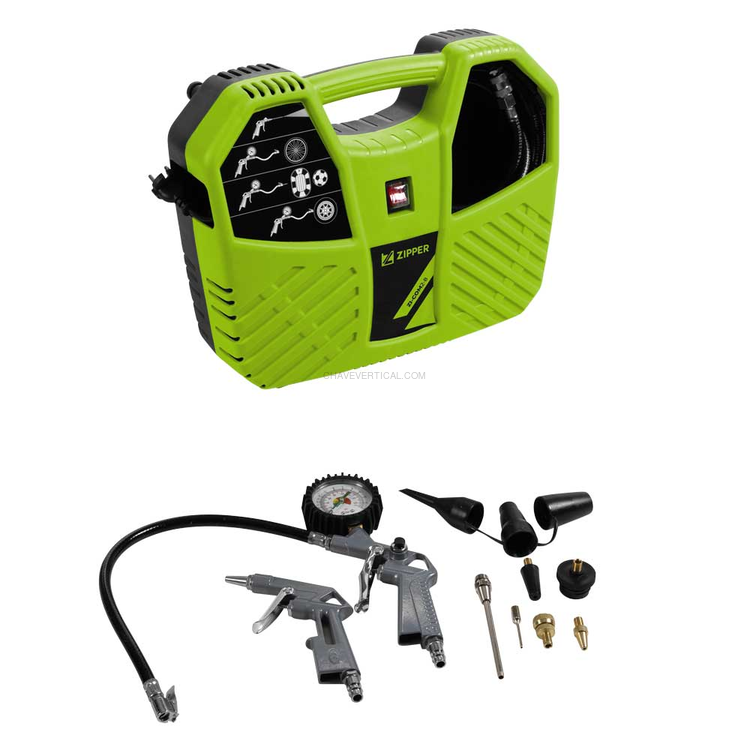 Compressor Portátil ZIPPER 1100W 8 Bar 230V