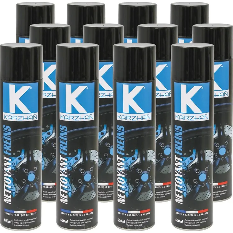 Limpa Travões em Aerossol KARZHAN 600 ml — Lote de 24