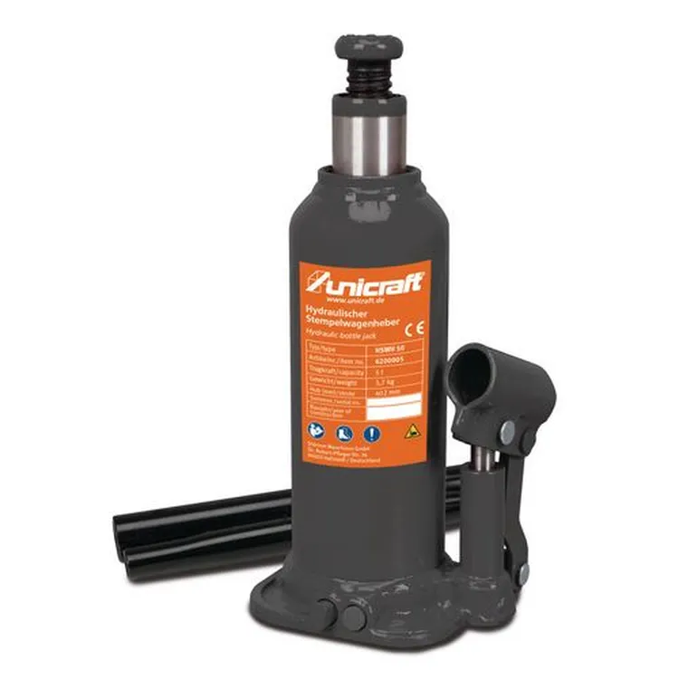 Macaco de Garrafa UNICRAFT HSWH 5T 5 Toneladas Elevação 402mm