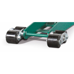 Macaco de Rodas Hidráulico com Rodas em Poliuretano COMPAC 2T 80-500 mm