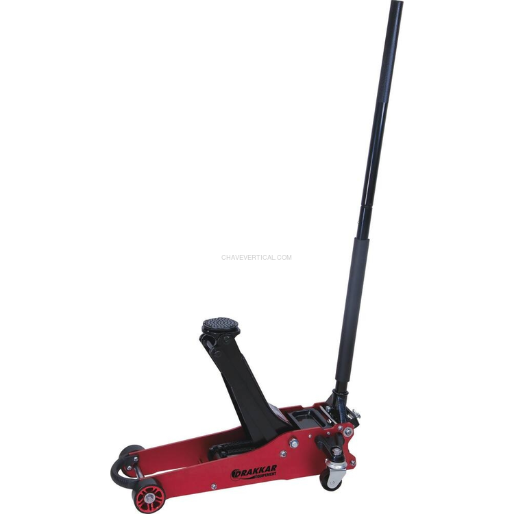 Macaco de Rodas Hidráulico Leve em Alumínio e Aço DRAKKAR 2T 90-460 mm