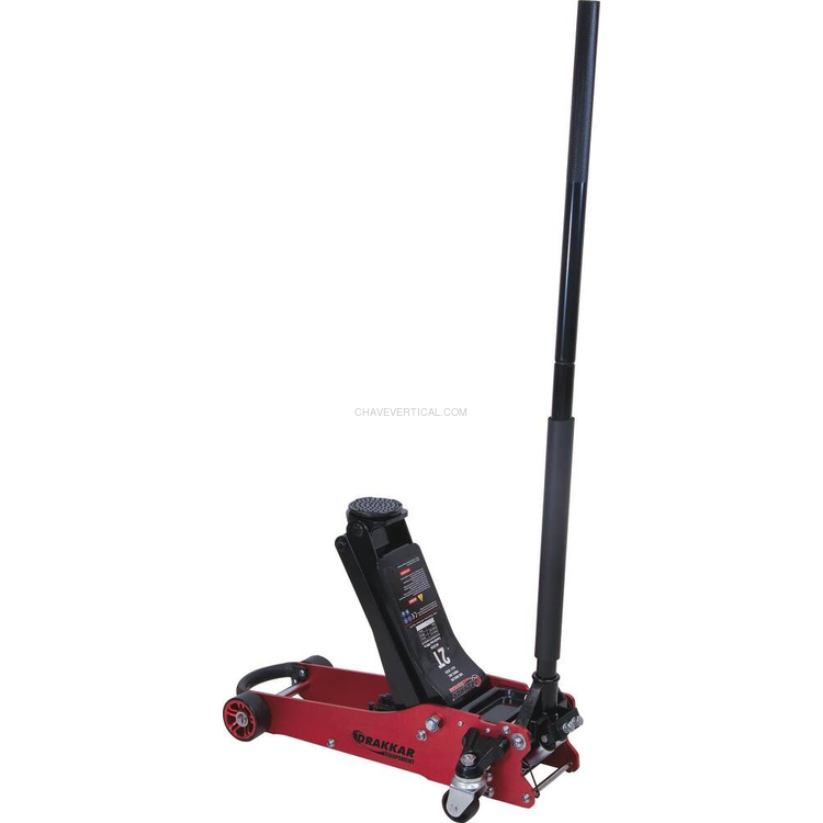 Macaco de Rodas Hidráulico Leve em Alumínio e Aço DRAKKAR 2T 90-460 mm