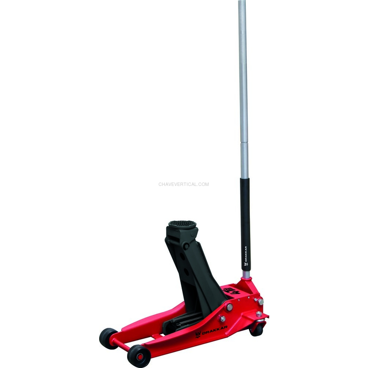 Macaco de Rodas Hidráulico Profissional de Perfil Baixo DRAKKAR 4T 105-520 mm