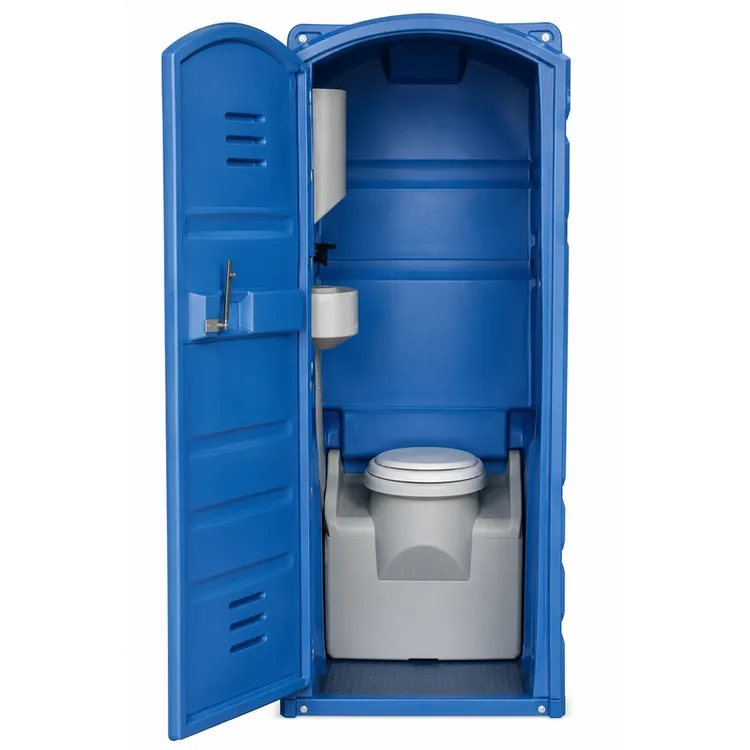 Minicabine Sanitária Azul sem Lava-Mãos REWATEC 970x775x1900mm
