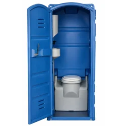 Minicabine Sanitária Verde com Lava-Mãos REWATEC 970x775x1900mm