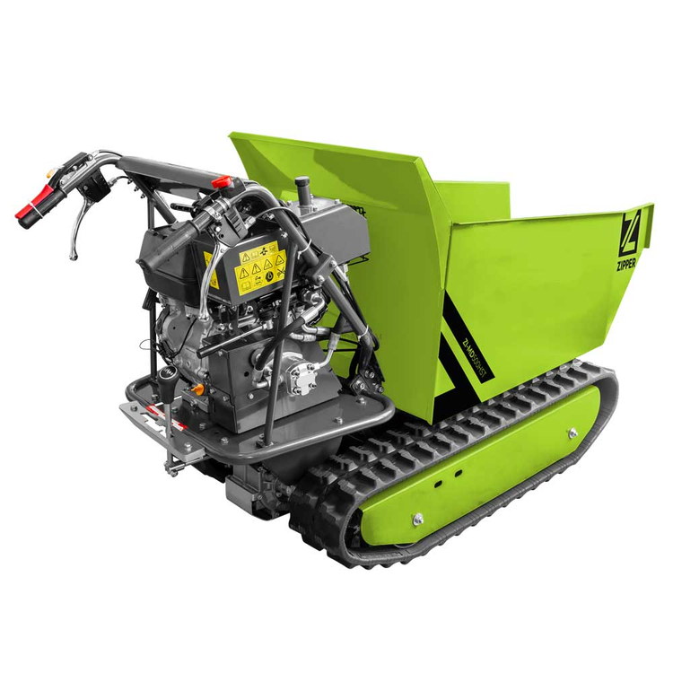 Mini Dumper de Lagartas ZIPPER 500kg 6.8kW