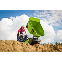 Mini Dumper de Lagartas ZIPPER 500kg 6.8kW