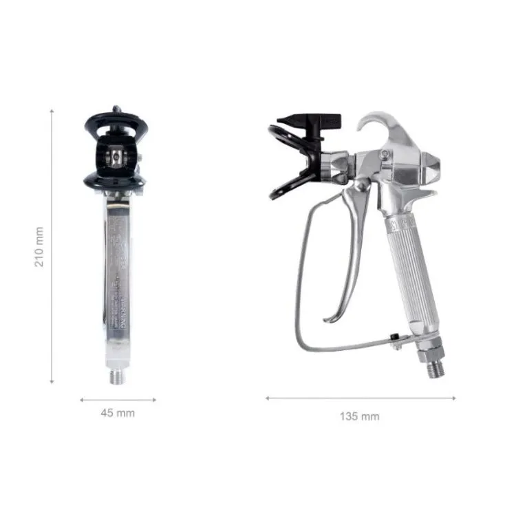 Pistola Airless WERKU 250 Bar Bocal 517 0.5kg