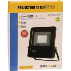 Projetor LED Extra Plano GIGALUX 230V 30W 6500K