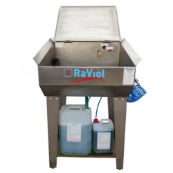 Tanque de Lavar Pistolas de Pintura RAVIOL TPPI630 Aço Inox