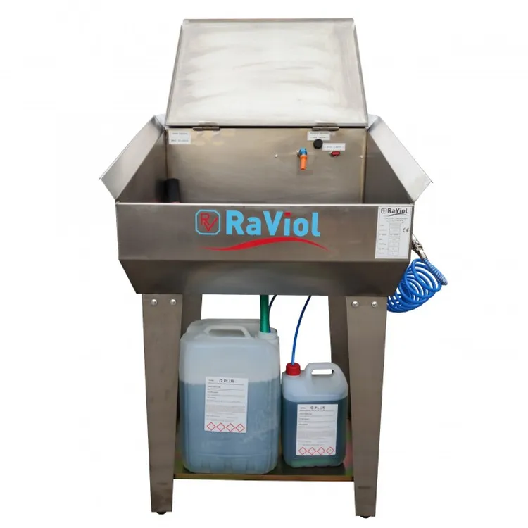 Tanque de Lavar Pistolas de Pintura RAVIOL TPPI630 Aço Inox