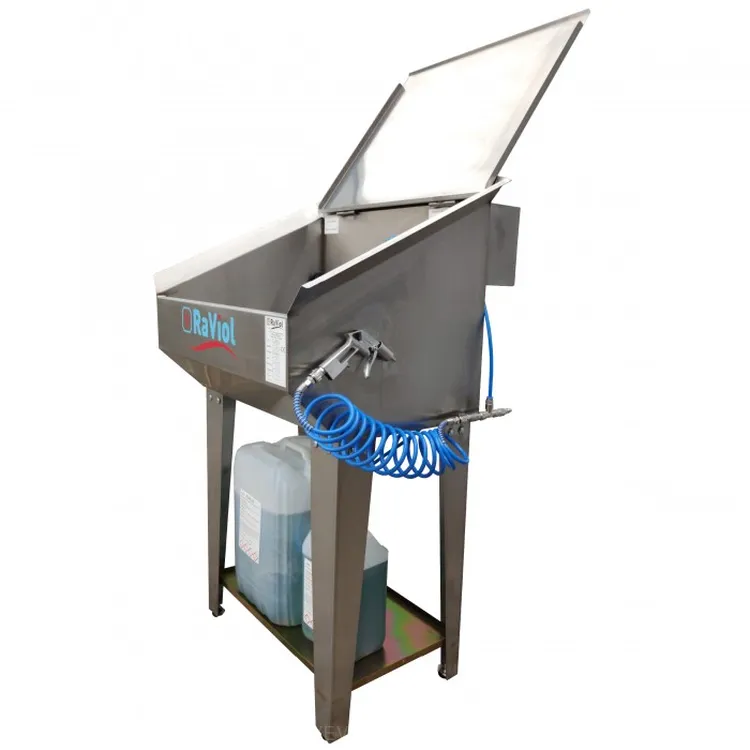 Tanque de Lavar Pistolas de Pintura RAVIOL TPPI630 Aço Inox