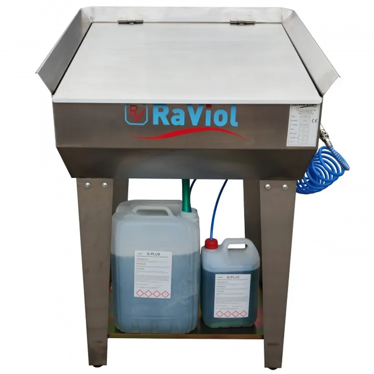Tanque de Lavar Pistolas de Pintura RAVIOL TPPI630 Aço Inox