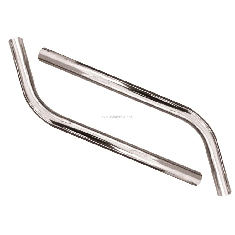 Tubo de Aspiração Ø 38 Mm / 2 X 0.57 M, Cromado CLEANCRAFT